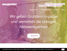 Tablet Screenshot of neugeister.de